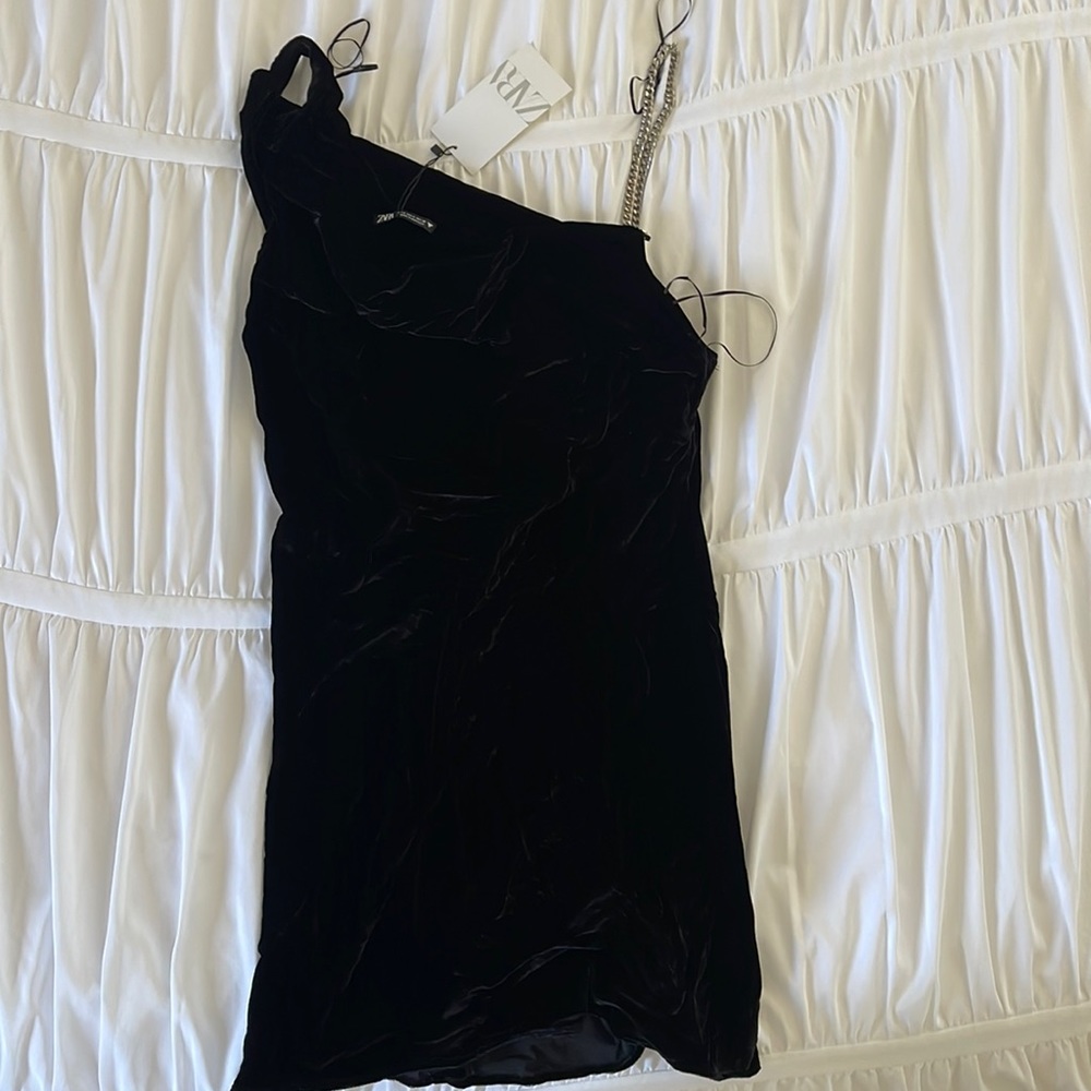 Zara Velvet Mini Dress